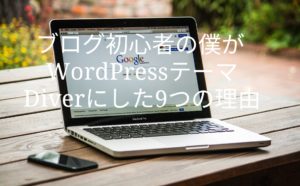 ブログ初心者の僕がWordPressテーマ「Diver」にした9つの理由